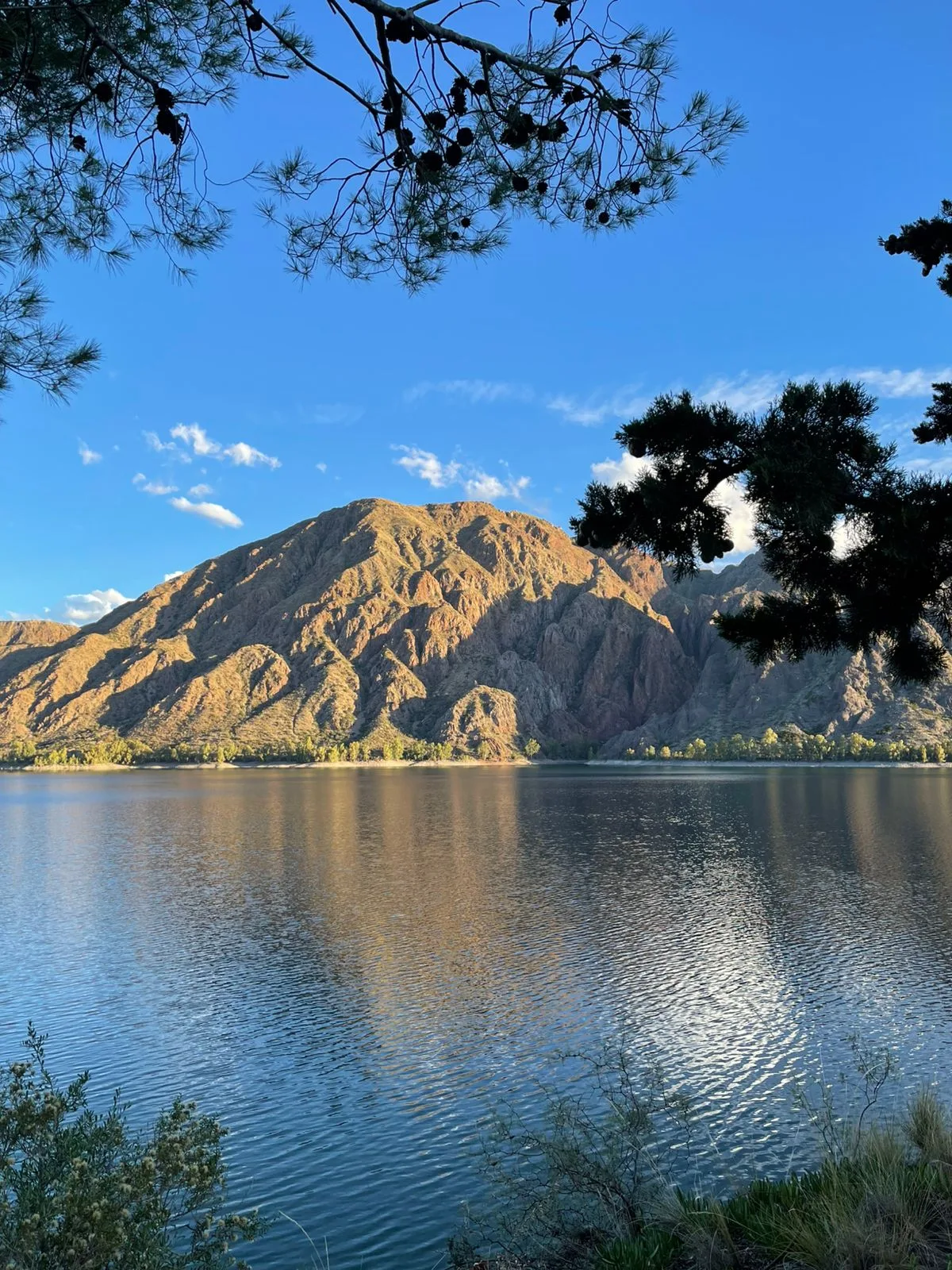 Atardecer sobre Los Reyunos y el Cañón del Atuel, San Rafael